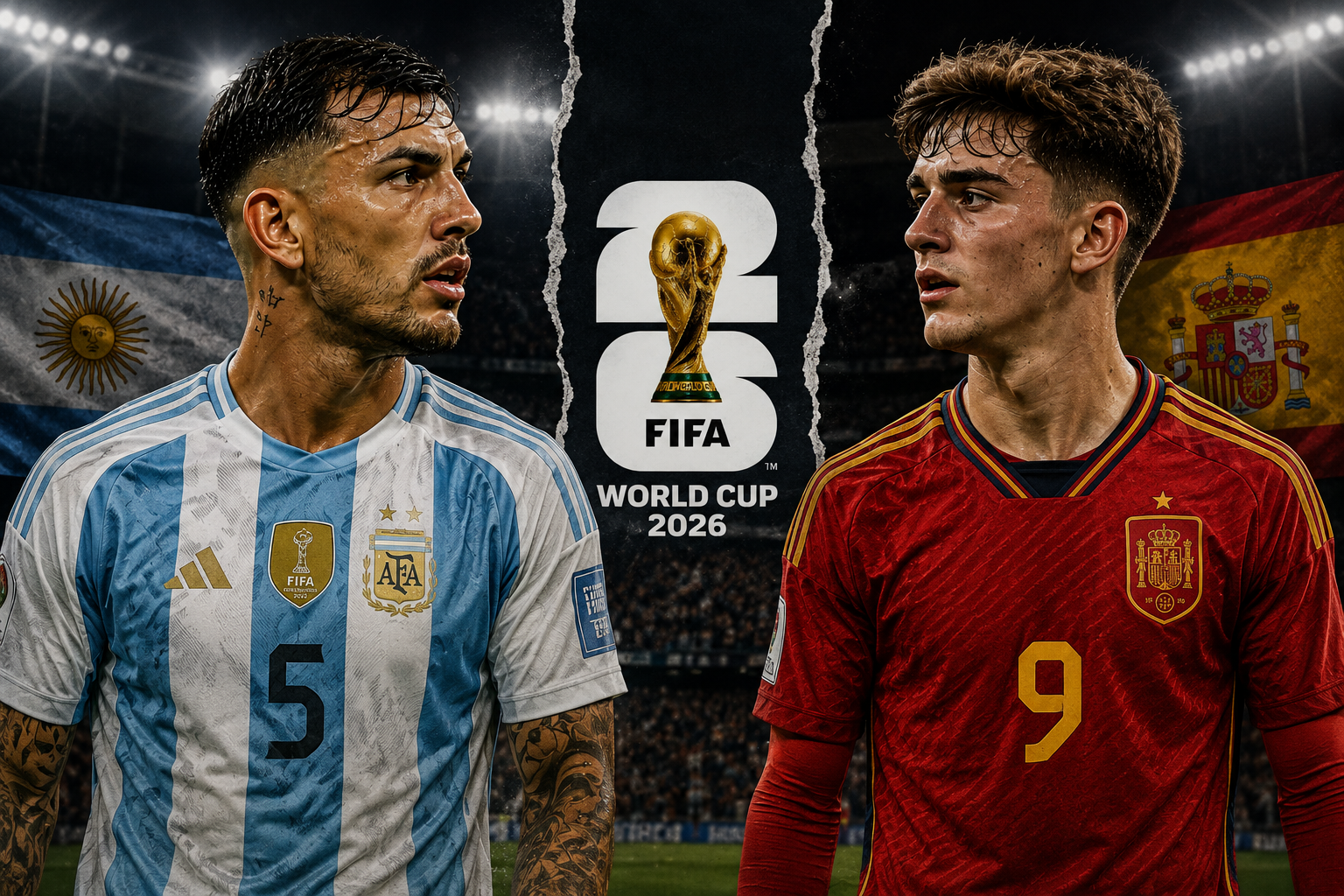 Leandro Paredes y Gavi tras las sanciones de FIFA por la final del Mundial 2026